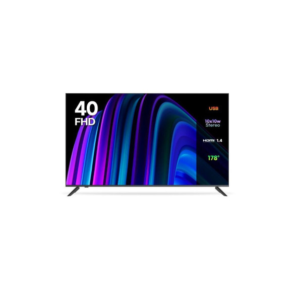 이노스 40형 E4000FC 제로베젤 VA TV 자가설치(택배발송) 